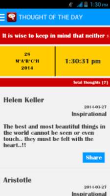 Play Thought Of The Day Android App 