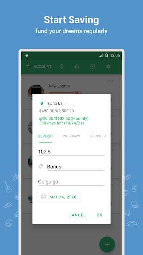 Play APK Thriv - Savings Goal Tracker  and enjoy Thriv - Savings Goal Tracker with UptoPlay com.yellocus.savingsapp