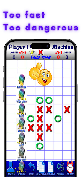 Play Tic Tac Toe AI - 5 in a row 