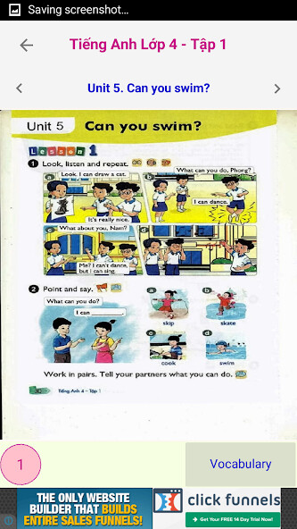 Play APK Tieng Anh Lop 4 - English 4 T1  and enjoy Tieng Anh Lop 4 - English 4 T1 with UptoPlay 