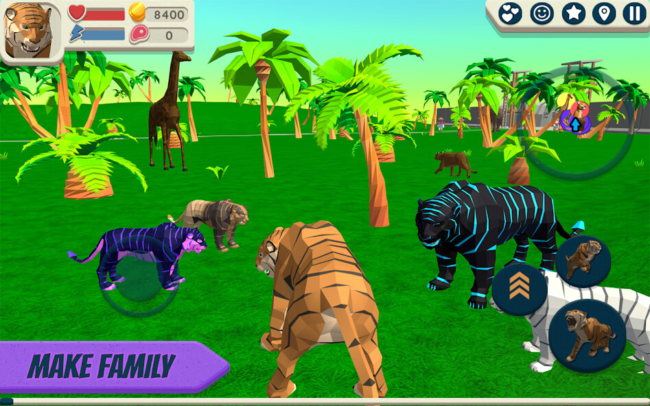 Play APK Tiger Simulator 3D  and enjoy Tiger Simulator 3D with UptoPlay com.CyberGoldfinch.TigerSimulator