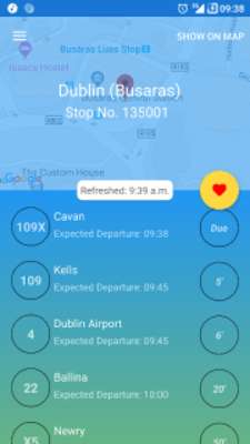 Play Times For Bus Eireann 