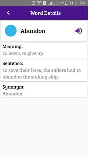 Play APK TOEFL Vocabulary : Wordlists, Flashcards  and enjoy TOEFL Vocabulary : Wordlists, Flashcards with UptoPlay com.dewdrops.toeflvocabulary