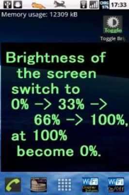 Play Toggle Brightness Setting App 