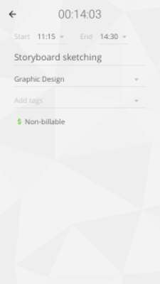 Play Toggl Time Tracker, Timesheet 