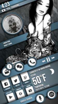 Play Tokyo Moon Zooper Skin/LWP Play Tokyo Moon Zooper Skin/LWP