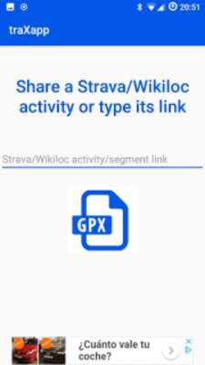 Play Tool for play online GPX files from Strava™, Google Maps™ and Wikiloc™ 