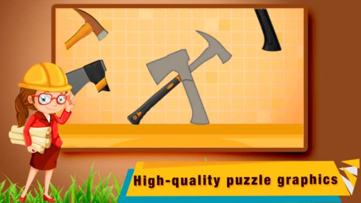 Play Tools Puzzle Game for Kids 