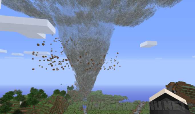 Play Tornado Mod for MCPE 