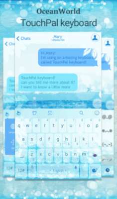 Play TouchPal Ocean World Theme 