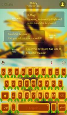 Play TouchPal Sunflowers Theme 