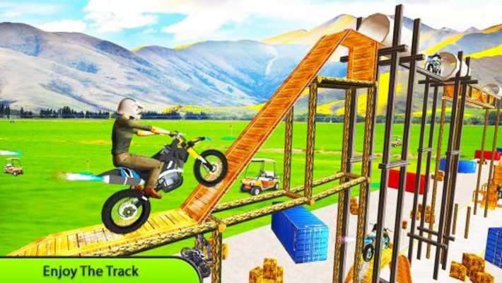 Play Tricky Bike Stunt Master Crazy Stuntman Bike Rider 