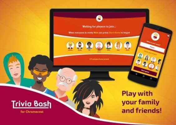 Play Trivia Bash for Chromecast Play Trivia Bash for Chromecast