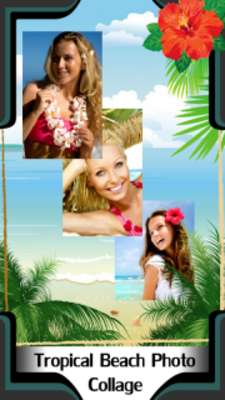 Play Tropical Beach Photo Collage 