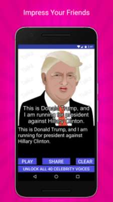 Play Trump 2016 Voice Changer TTS 