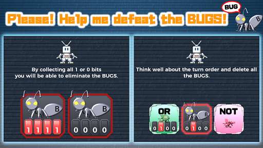 Play APK TRYBIT LOGIC - Defeat bugs with logical puzzles  and enjoy TRYBIT LOGIC - Defeat bugs with logical puzzles using ApkOnl