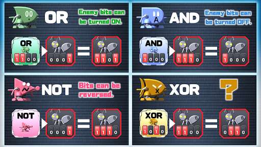 Play APK TRYBIT LOGIC - Defeat bugs with logical puzzles  and enjoy TRYBIT LOGIC - Defeat bugs with logical puzzles using ApkOnl