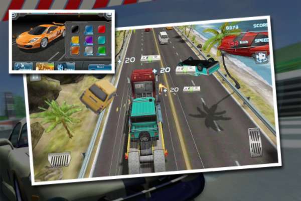Play Turbo Car Traffic Racing 