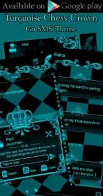 Play Turquoise Crown Dialer theme 