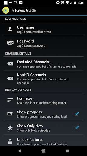 Play APK TV Faves Guide  and enjoy TV Faves Guide with UptoPlay com.sonicPenguins.tvGuide
