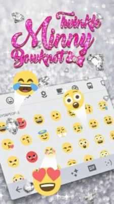Play Twinkle Minnie Bowtie Keyboard Theme for WhatsApp 