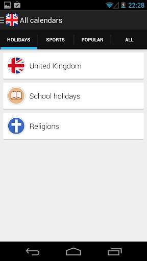 Play APK UK Holidays Calendar  and enjoy UK Holidays Calendar with UptoPlay com.schedjoules.holidays.uk