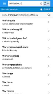 Play Ungarisch-Deutsch Wörterbuch 