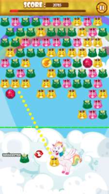 Play Unicorn and Rainbows Bubbles 