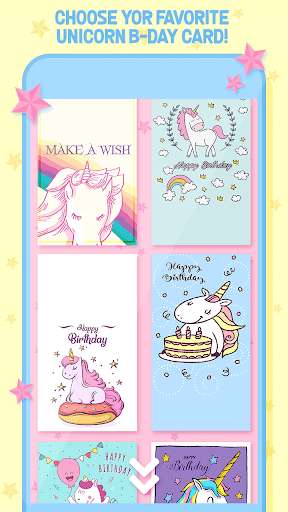 Play APK Unicorn Birthday Cards  and enjoy Unicorn Birthday Cards with UptoPlay com.UnicornBirthdayCards.GreetingCardsAndWishes
