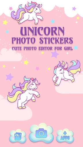 Play APK Unicorn Photo Stickers: Cute Photo Editor for Girl  and enjoy Unicorn Photo Stickers: Cute Photo Editor for Girl using 