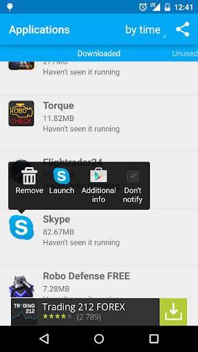 Play APK Unused App Remover  and enjoy Unused App Remover with UptoPlay com.vs_unusedappremover