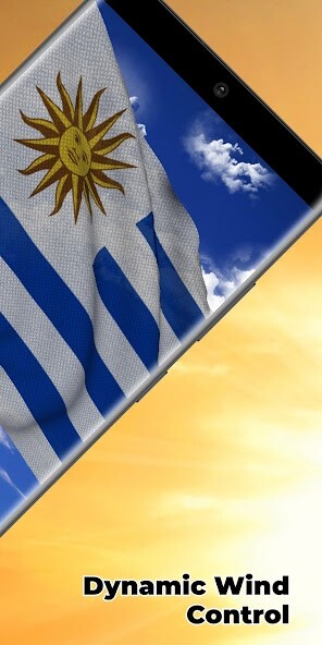 Play APK Uruguay Flag Live Wallpaper  and enjoy Uruguay Flag Live Wallpaper with UptoPlay com.app4joy.uruguay_free