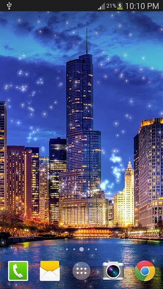 Play USA Night Live Wallpaper PRO 