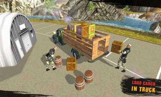 Play US Army Truck Military Cargo Transport Simulator 