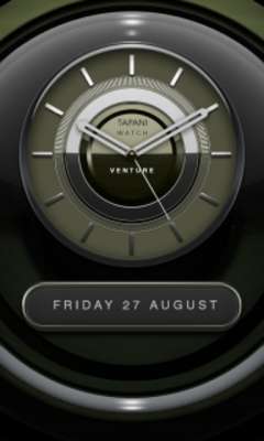 Play VENTURE Designer Clock Widget 