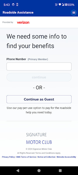 Play APK Verizon Roadside Assistance  and enjoy Verizon Roadside Assistance with UptoPlay com.allstate.Verizon