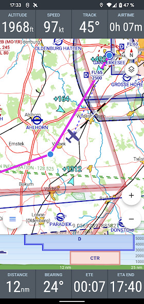 Play APK VFRnav flight navigation  and enjoy VFRnav flight navigation with UptoPlay com.flugbetrieb.VFRnav
