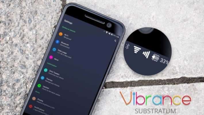 Play Vibrance Substratum Theme (Oreo supported) 