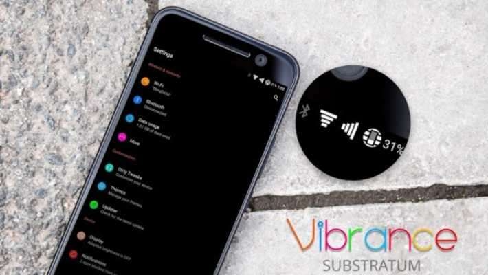 Play Vibrance Substratum Theme (Oreo supported) 