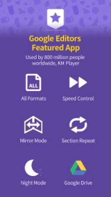 Play Video Player HD All formats & codecs - km player 