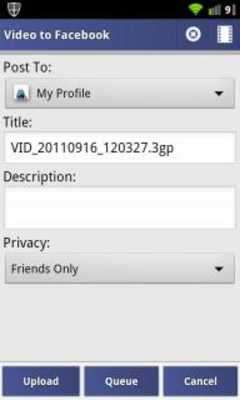 Play Video to Facebook (Ads) Play Video to Facebook (Ads)
