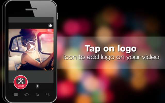 Play Video Watermark Logo 