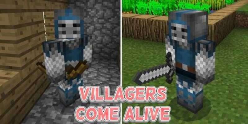 Play Villagers Come Alive MOD MCPE 