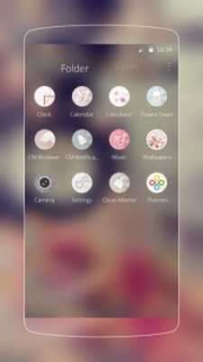 Play Vintage Time. Theme for CM Launcher 