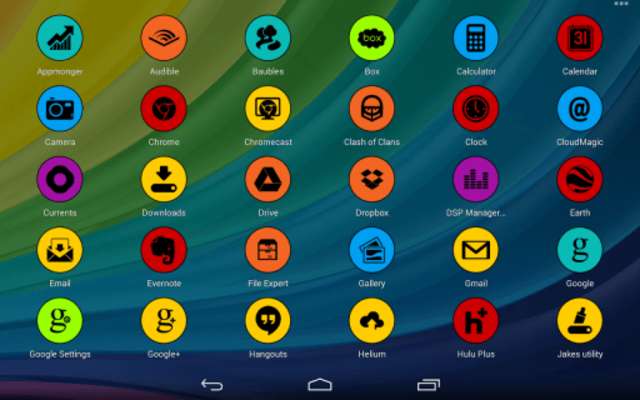 Play VM5 Mixed Color Icon Set 