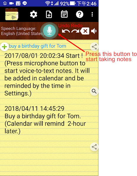 Play Voice notes 