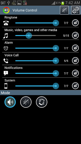 Play APK Volume Control - Volume Lock  and enjoy Volume Control - Volume Lock with UptoPlay com.myunglab.VolumeControl