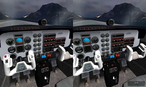 Play APK VR Flight Simulator  and enjoy VR Flight Simulator with UptoPlay com.beetech.stereoscopic.flight