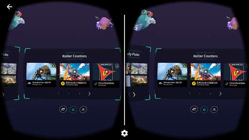 Play APK VR Roller Coaster World  and enjoy VR Roller Coaster World with UptoPlay com.velotech.veervrgvr.rollercoaster
