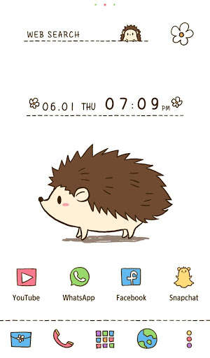 Play APK Wallpaper Cute Hedgehog Theme  and enjoy Wallpaper Cute Hedgehog Theme with UptoPlay jp.co.a_tm.android.plus_kawaii_harinezumi
